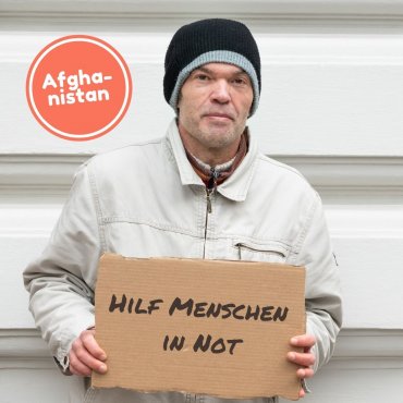 Hilf Afghan*innen mit Lebensmitteln und Decken