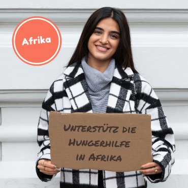 Schenk Familien in Afrika Nahrungsmittel